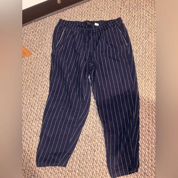 J. Crew Navy and White Striped Lounge Set - Picture 3 of 5